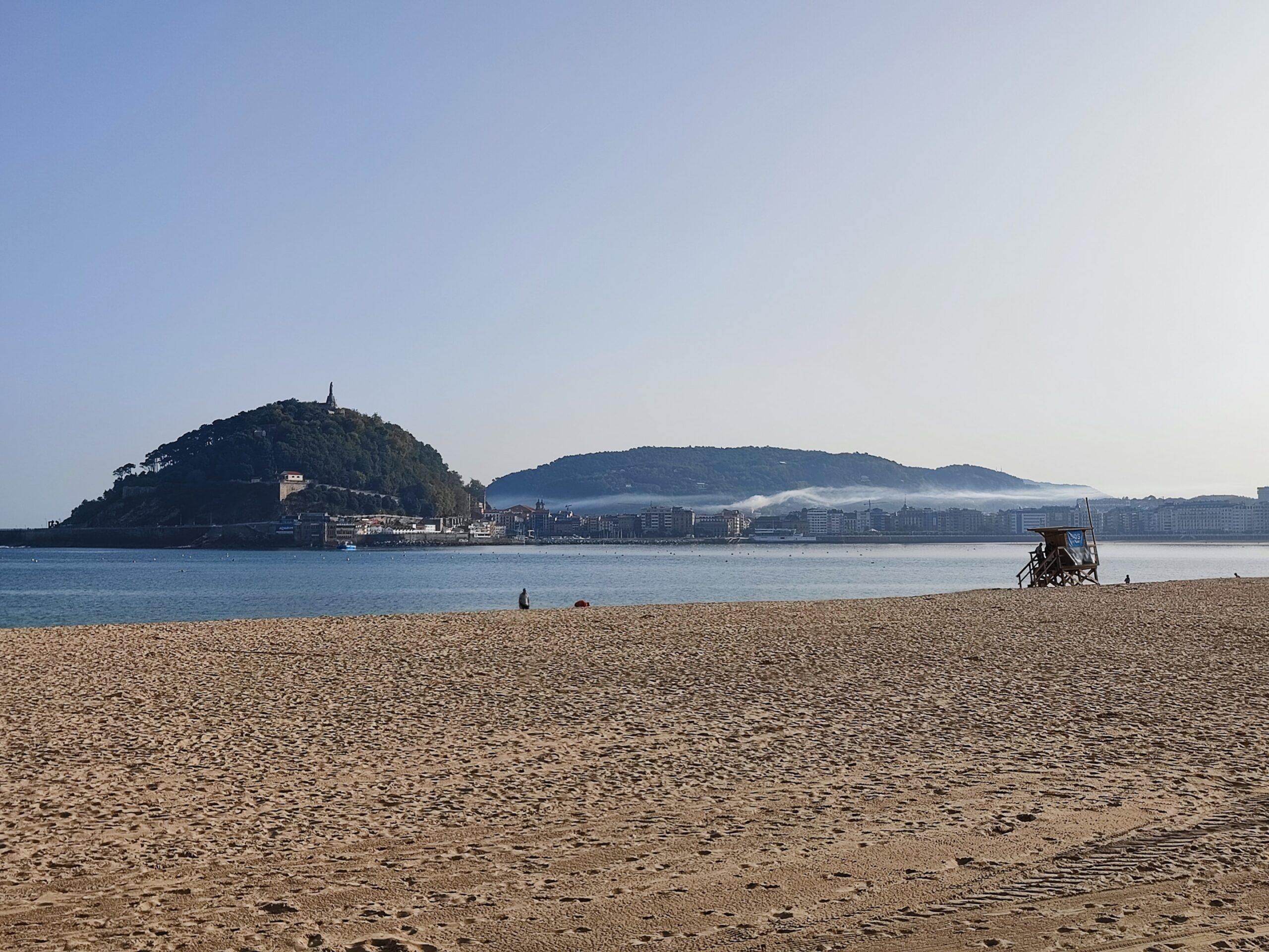 Breathtaking View of La Concha Bay in San Sebastián