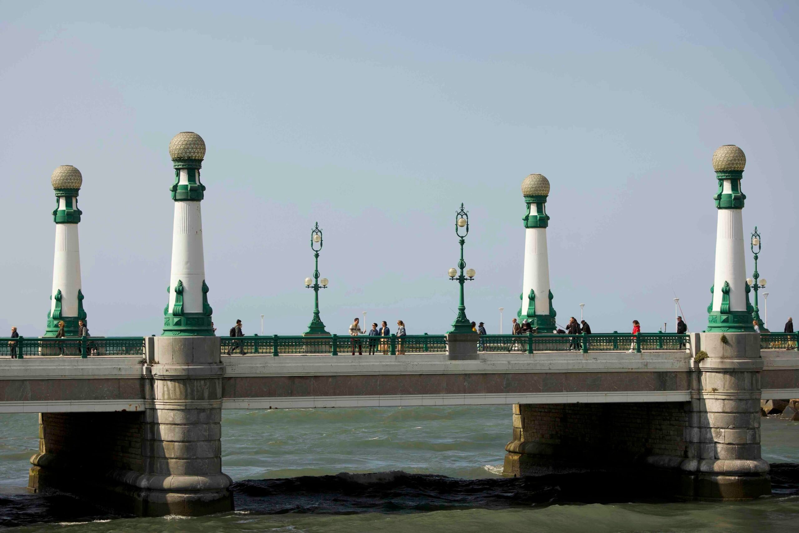 Zurriola Bridge (AKA Puente Kursaal) is in many ways the gateway to San Sebastian's Old Town.