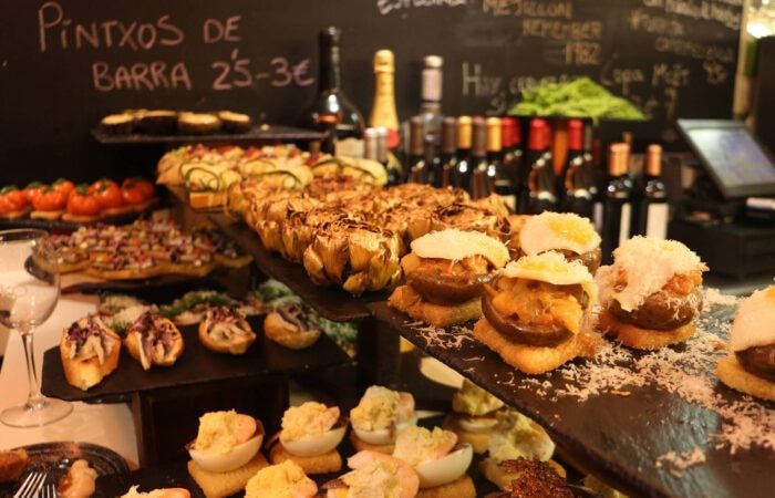 Pintxos can be simply and rustic or proper works of art